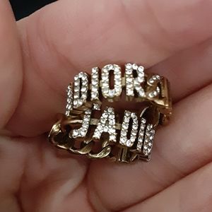 Dior Aged Gold Hoop Earrings cute!! 💞